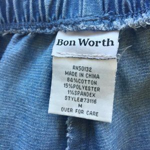 Bon Worth mom denim jeans, comfy casual